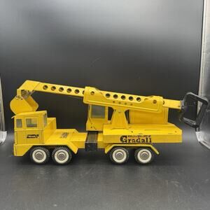 Vintage 60’s Buddy L Warner & Swasey Gradall Excavator Truck Pressed Steel Rare